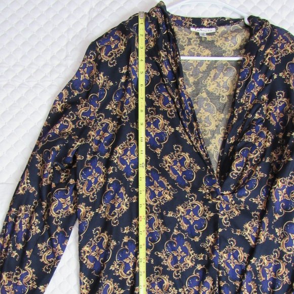 Patterned Talbots Button Up Blouse - Picture 2 of 10